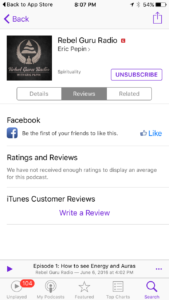 Leave a review iphone